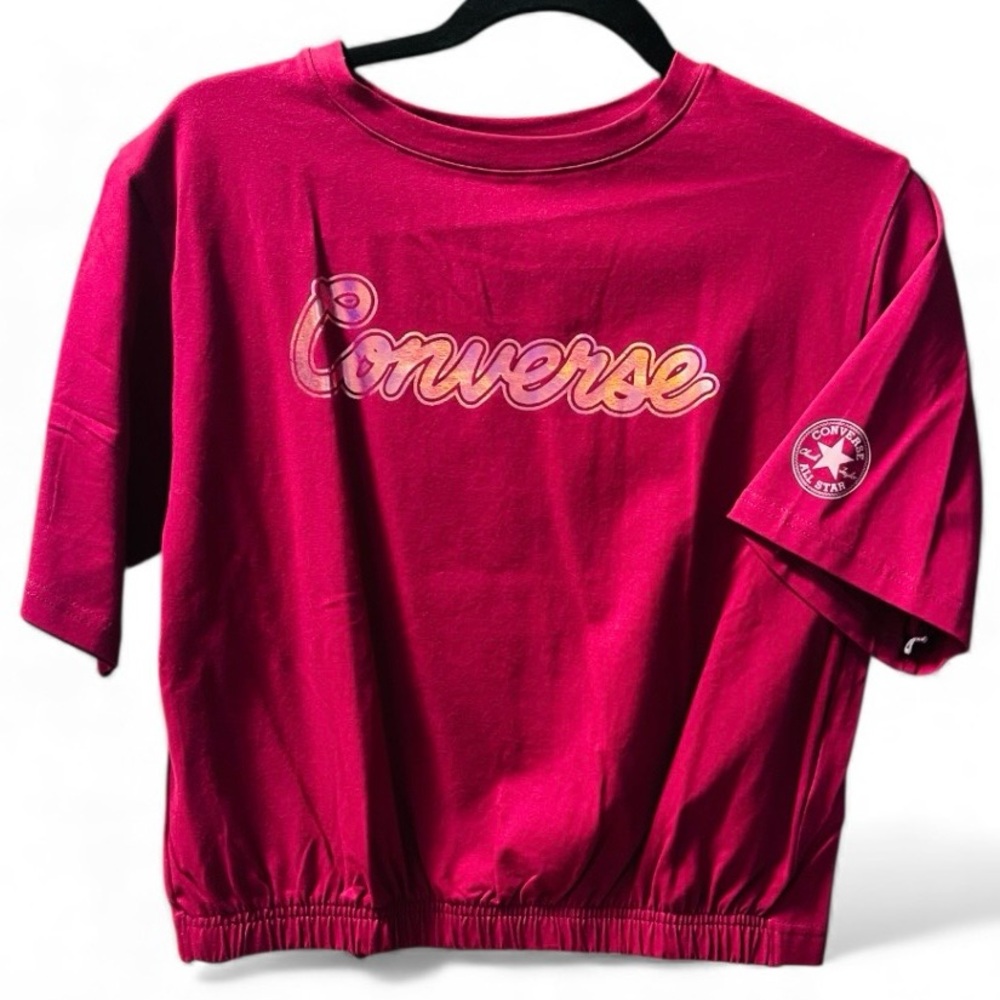 Converse Fuchsia Logo Tee (age 12- 13)